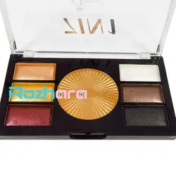 پالت سایه چشم مینی کویین به همراه هایلایتر Highlight Eyeshadow