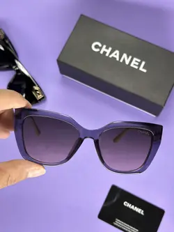 عینک آفتابی کائوچویی زنانه برند CHANEL سایز متوسط