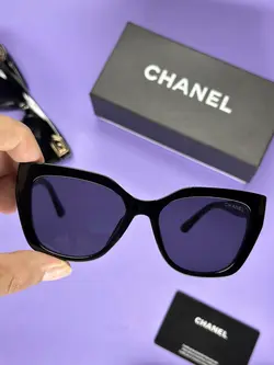 عینک آفتابی کائوچویی زنانه برند CHANEL سایز متوسط