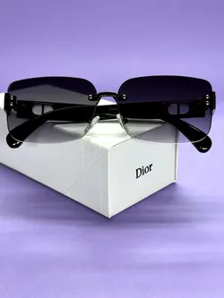 عینک فشن زنانه برند Dior بدون فریم با دسته های طرح دیور