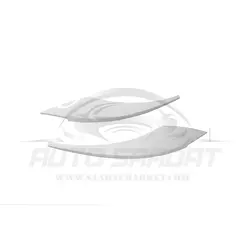 ابرویی روی چراغ تیبا (سفید)