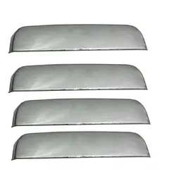 قاب رو و زیر دستگیره درب خودرو پراید صفا مدل استیل بسته 8 عددی