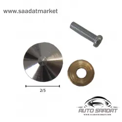 گل پیچ فلزی خودرو طرح گنبدی سایز بزرگ بسته 5 عددی