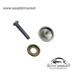 گل پیچ فلزی خودرو طرح گنبدی سایز بزرگ بسته 5 عددی