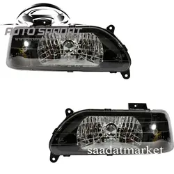 چراغ جلو پراید 131 ساب مشکی بسته دو عددی