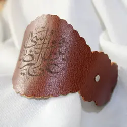 بازوبند چرمی طرح نسیم بهشت زنانه