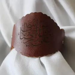 بازوبند چرمی طرح نسیم بهشت زنانه