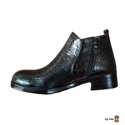 نیم بوت زنانه چرم طبیعی پاشنه سه سانت کد A3-120
