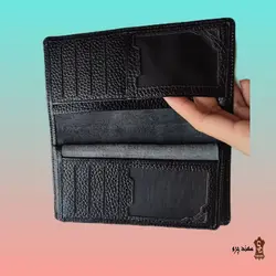 کیف پول چرم مردانه سهندچرم کدD3-103