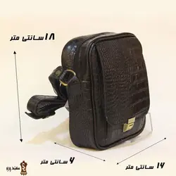 کیف دوشی اسپرت چرم سهندچرم کدD5-107