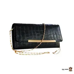 کیف شب مجلسی زنانه چرم طبیعی کدC3-109