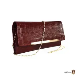 کیف شب مجلسی زنانه چرم طبیعی کدC3-109