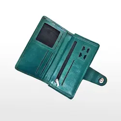 کیف پول زنانه چرم طبیعی کدC5-111