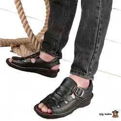 صندل مردانه چرم سهندچرم کدB4-115