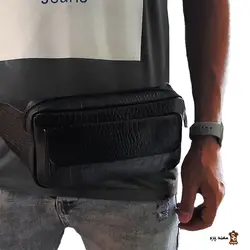 کیف کمری و کراس بادی سهندچرم کدC7-102