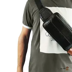 کیف کمری و کراس بادی سهندچرم کدC7-102