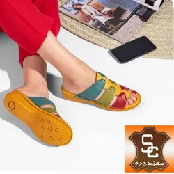 دمپایی رو فرشی زنانه سهندچرم کدA1-105