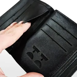 کیف پول جیبی مردانه تمام چرم کدD3-101