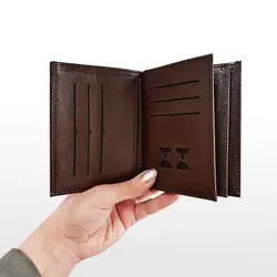 کیف پول جیبی مردانه تمام چرم کدD3-101