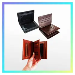 کیف پول جیبی مردانه تمام چرم کدD3-101