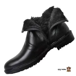 نیم بوت مردانه چرم طبیعی کدB3-100