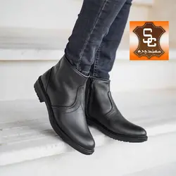 نیم بوت مردانه چرم طبیعی کدB3-100
