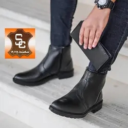 نیم بوت مردانه چرم طبیعی کدB3-100