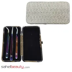 پک پنس مژه سه عددی والیوم و دلفینی و سرصاف مکی Macy کیف سفید