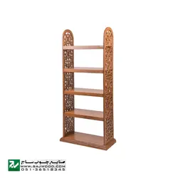 کتابخانه چوبی دستساز صنایع چوب ساج مدل 629