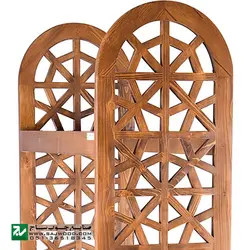 کتابخانه چوبی دستساز صنایع چوب ساج مدل 629