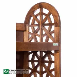 قفسه کتاب دستساز صنایع چوب ساج مدل 632