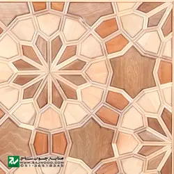 میز کانتر و پیشخوان صنایع چوب ساج مدل 317 | میز تریبون نمایشگاهی چوبی سنتی گره چینی