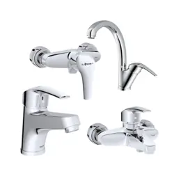 قیمت و خرید ست شیرآلات شودر مدل پاریس &ndash; سام تامین