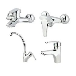 قیمت و خرید ست چهار تکه شیرآلات راسان مدل پارمیس &ndash; سام تامین