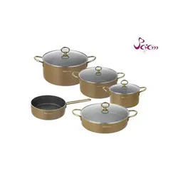 سرویس 9 پارچه کاج نچسب مدل فلورا