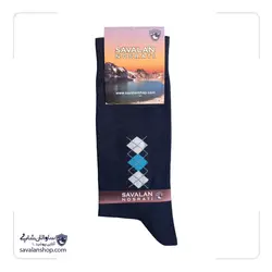 جوراب نخ هندی ساق دار مردانه | طرح اسکاج | کد 1467