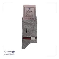جوراب نخ هندی ساق دار مردانه | طرح کمان | کد 1494