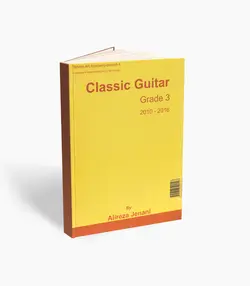 کتاب گیتار کلاسیک ترم سوم