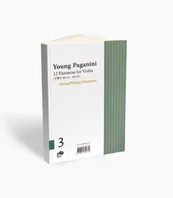 کتاب پاگانینی جوان دوازده فانتزی برای ویولن