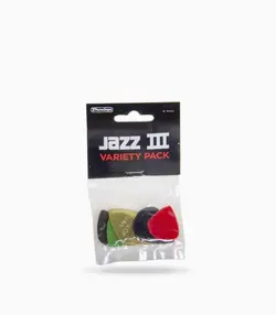 پیک گیتار dunlop jazzIII variety pack