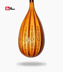 تنبور صادق عظیمی کاسه معرق بغل دسته استخوان سرپنجه سنتی