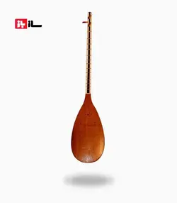 تنبور صادق عظیمی کاسه معرق بغل دسته استخوان سرپنجه سنتی