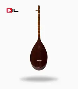 تنبور صادق عظیمی کاسه معرق دسته ساده سرپنجه سنتی