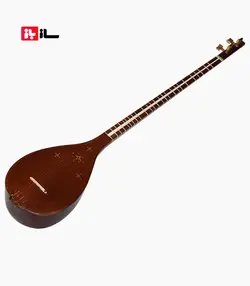 سه تار صادق عظیمی کاسه تمام معرق ( 9 گل) دسته مهر کاری با برنج استخوان طبیعی سرپنجه قنبری