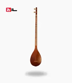 سه تار صادق عظیمی کاسه تمام معرق ( 9 گل) دسته مهر کاری با برنج استخوان طبیعی سرپنجه قنبری