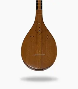 سه تار صادق عظیمی کاسه لاترکی (کاسه مغزی).بغل دسته آبنوس.پنجه قنبری