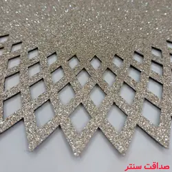 رومیزی گرد تک بزرگ چرم اکلیلی خورشیدی