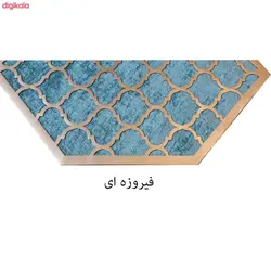 ست رومیزی سه تکه مخمل چرمی