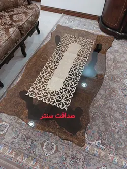 رومیزی 3 تکه مستطیل مدل نیلوفر کد 8535