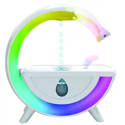 بخور سرد آب نما طرح چراغ خواب با نور RGB